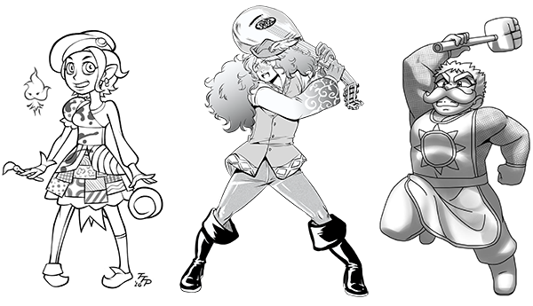 dragon world art sample