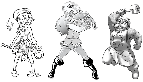 dragon world art sample